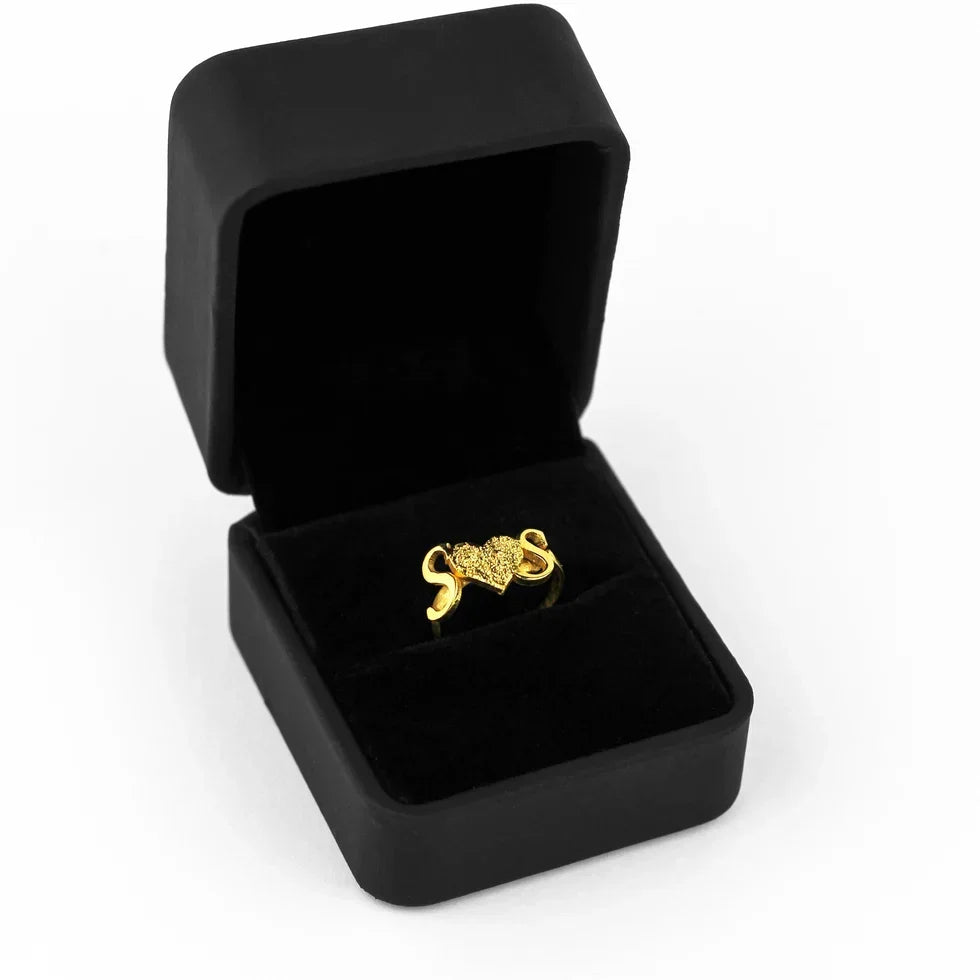 BUTTERFLY HEART COUPLE NAME NECKLACE